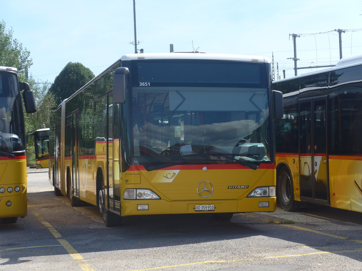 (219'049) - CarPostal Ouest - VD 359'910 - Mercedes (ex JU 7589; ex Nr. 72; ex Stucki, Porrentruy Nr. 12) am 25. Juli 2020 in Yverdon, Garage