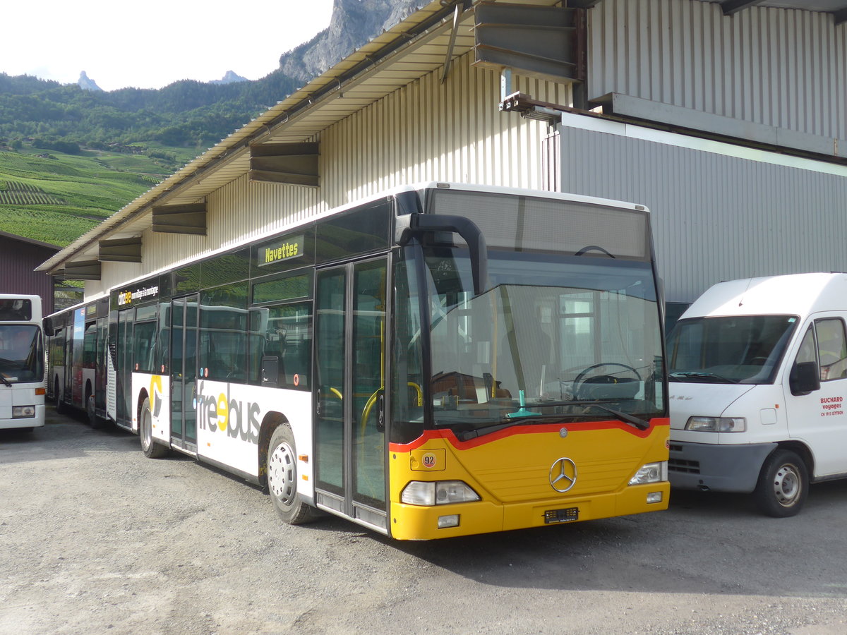 (219'088) - Buchard, Leytron - Nr. 92 - Mercedes (ex BLT Oberwil Nr. 44) am 25. Juli 2020 in Leytron, Garage