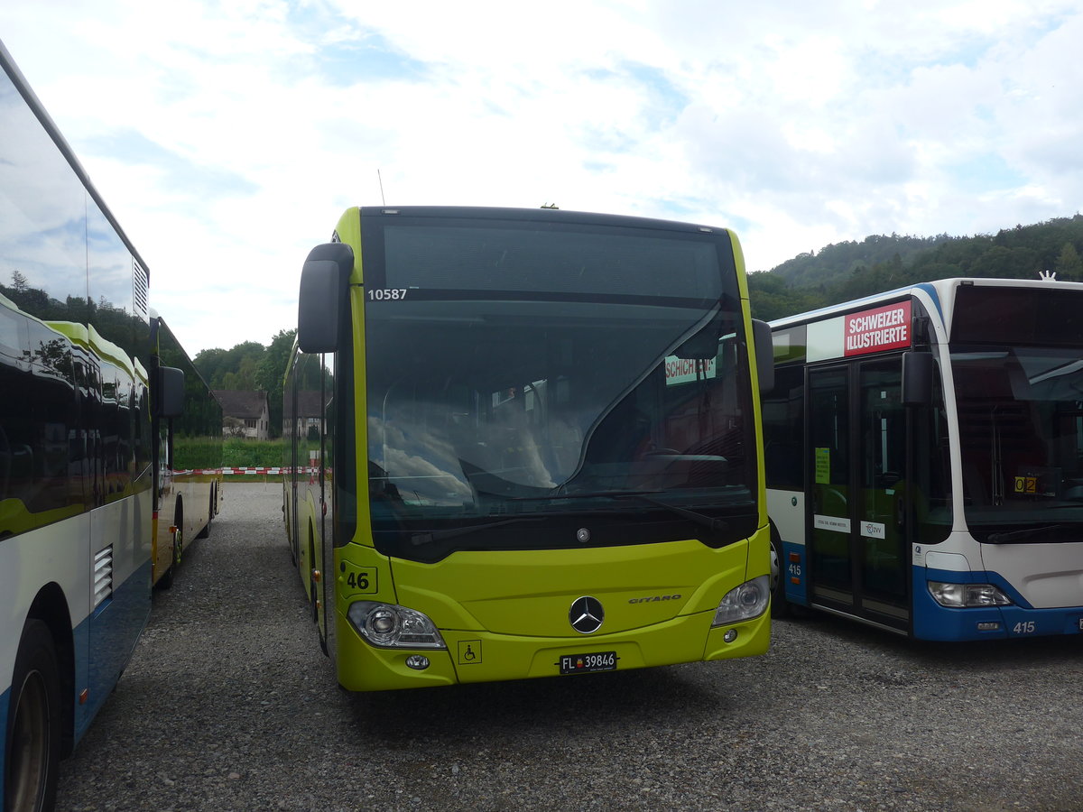 (219'136) - Aus Liechtenstein: LBA Vaduz - Nr. 46/FL 39'846 - Mercedes am 26. Juli 2020 in Winterthur, EvoBus