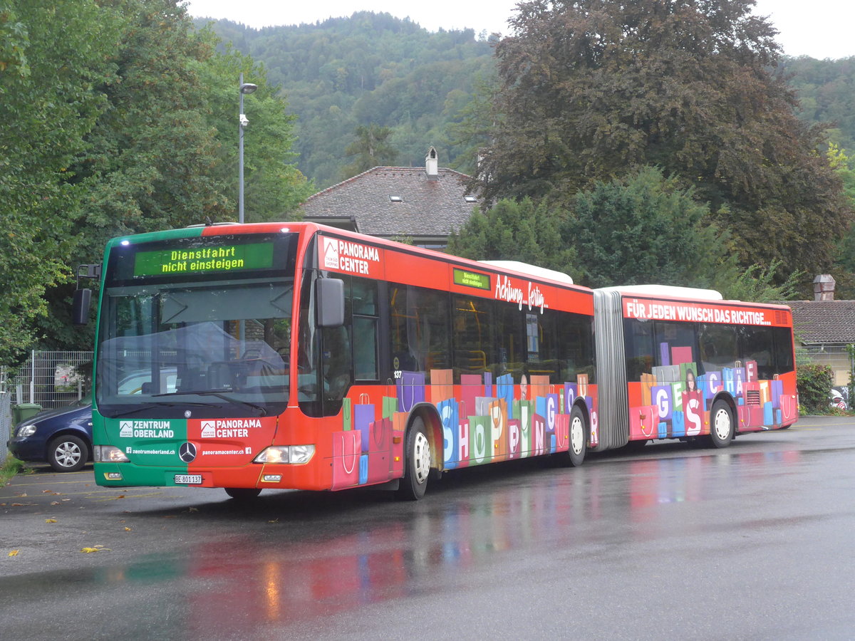 (220'169) - STI Thun - Nr. 137/BE 801'137 - Mercedes am 29. August 2020 bei der Schifflndte Thun