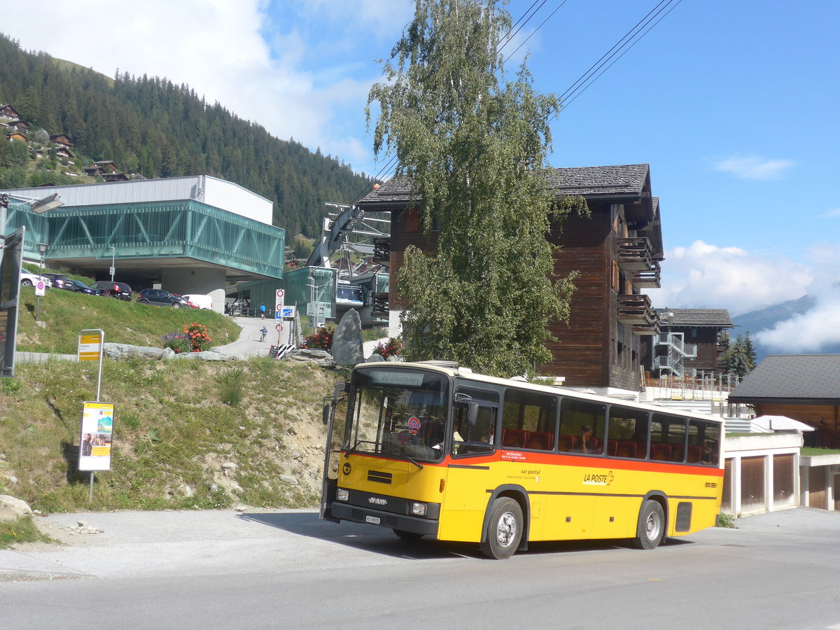 (220'486) - Oser, Brchen - VS 93'575 - NAW/Lauber (ex Epiney, Ayer) am 6. September 2020 in Grimentz, Tlcabine