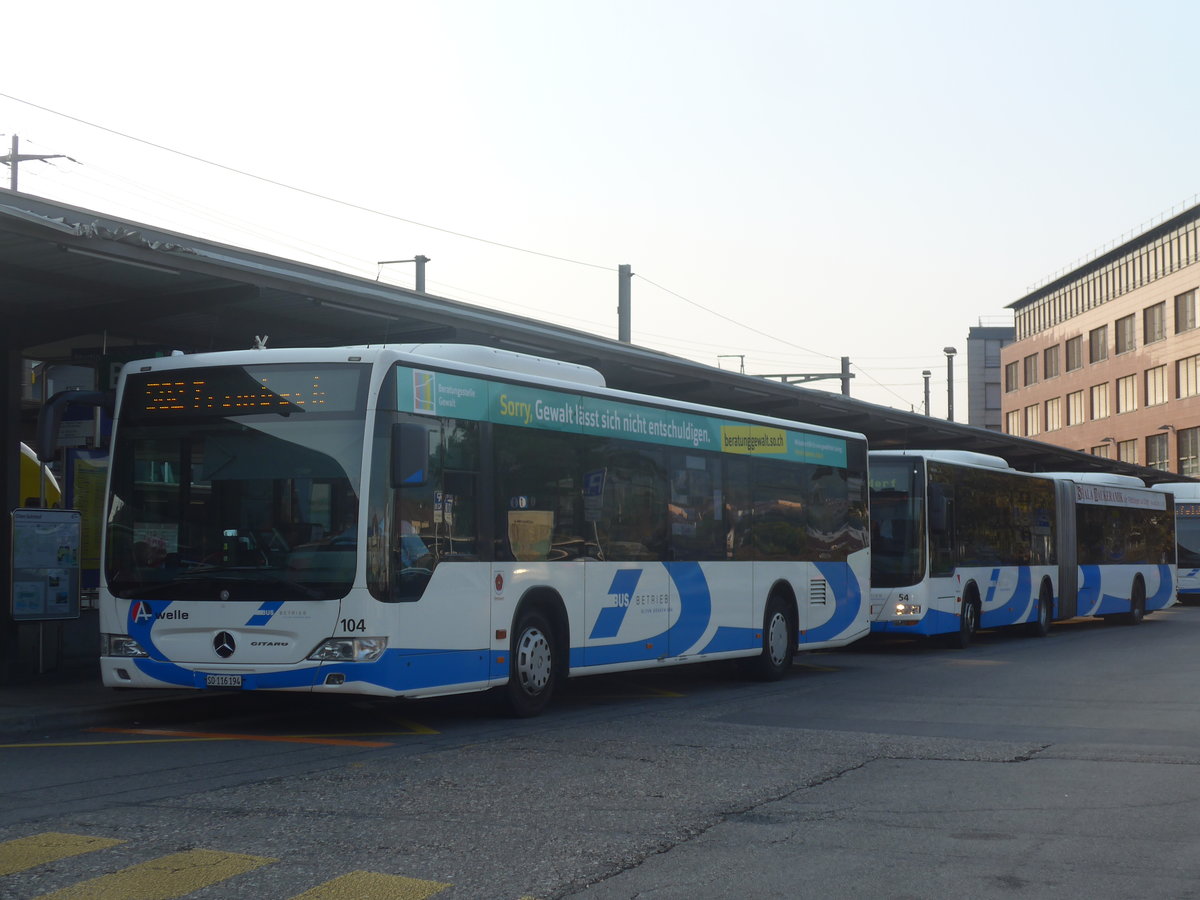 (220'707) - BOGG Wangen b.O. - Nr. 104/SO 116'194 - Mercedes am 13. September 2020 beim Bahnhof Olten