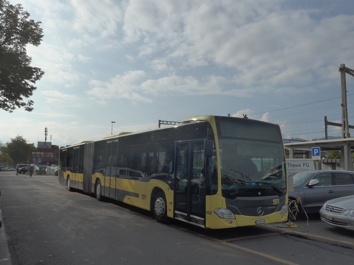 (220'880) - STI Thun - Nr. 168/BE 752'168 - Mercedes am 21. September 2020 in Thun, CarTerminal