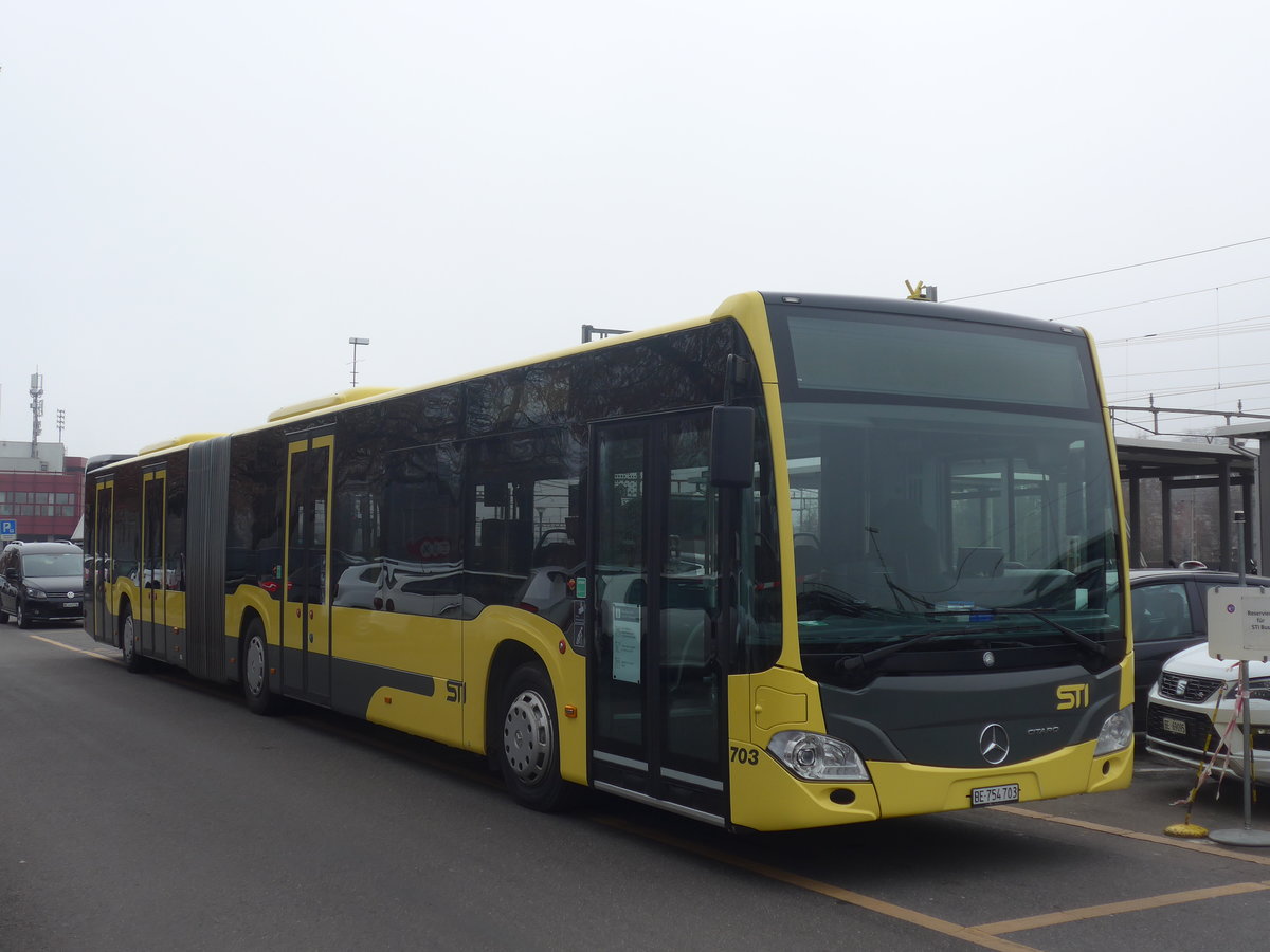 (222'871) - STI Thun - Nr. 703/BE 754'703 - Mercedes am 27. November 2020 in Thun, CarTerminal