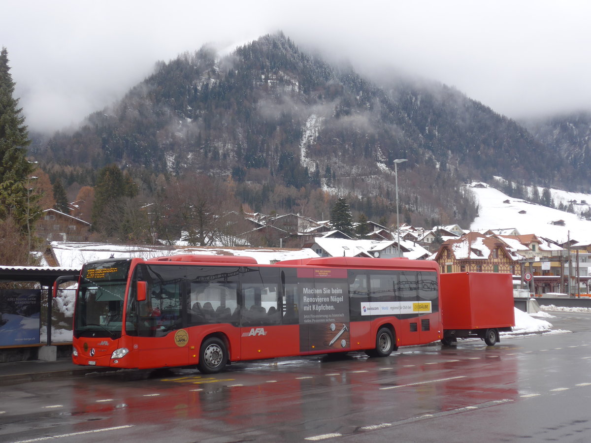 (223'016) - AFA Adelboden - Nr. 95/BE 26'774 - Mercedes am 13. Dezember 2020 beim Bahnhof Frutigen