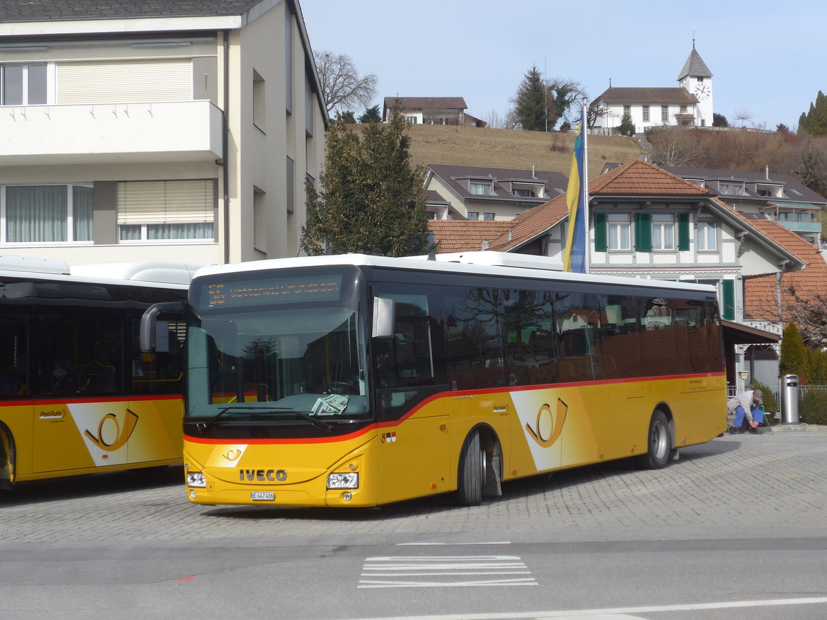 (223'610) - Engeloch, Riggisberg - Nr. 3/BE 447'406 - Iveco am 18. Februar 2021 in Riggisberg, Post