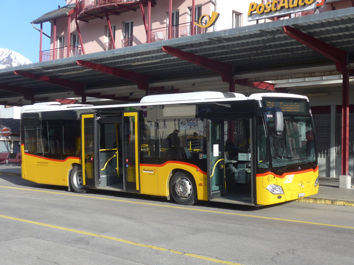 (223'759) - Flck, Brienz - Nr. 21/BE 868'721 - Mercedes am 26. Februar 2021 in Meiringen, Postautostation