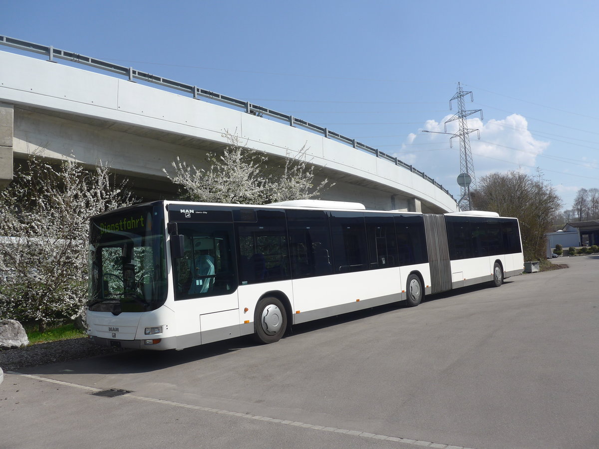 (224'751) - Interbus, Yverdon - Nr. 204 - MAN (ex St. Gallerbus, St. Gallen Nr. 297) am 2. April 2021 in Kerzers, Interbus