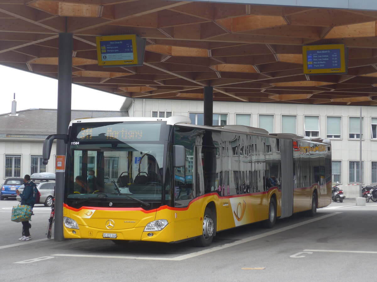 (225'406) - Buchard, Leytron - VS 223'348 - Mercedes am 1. Mai 2021 beim Bahnhof Sion