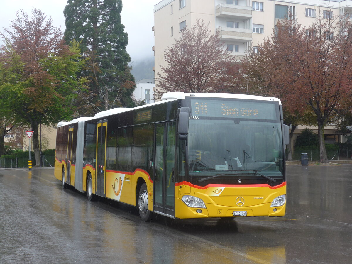 (225'494) - Buchard, Leytron - VS 104'346 - Mercedes am 1. Mai 2021 beim Bahnhof Martigny