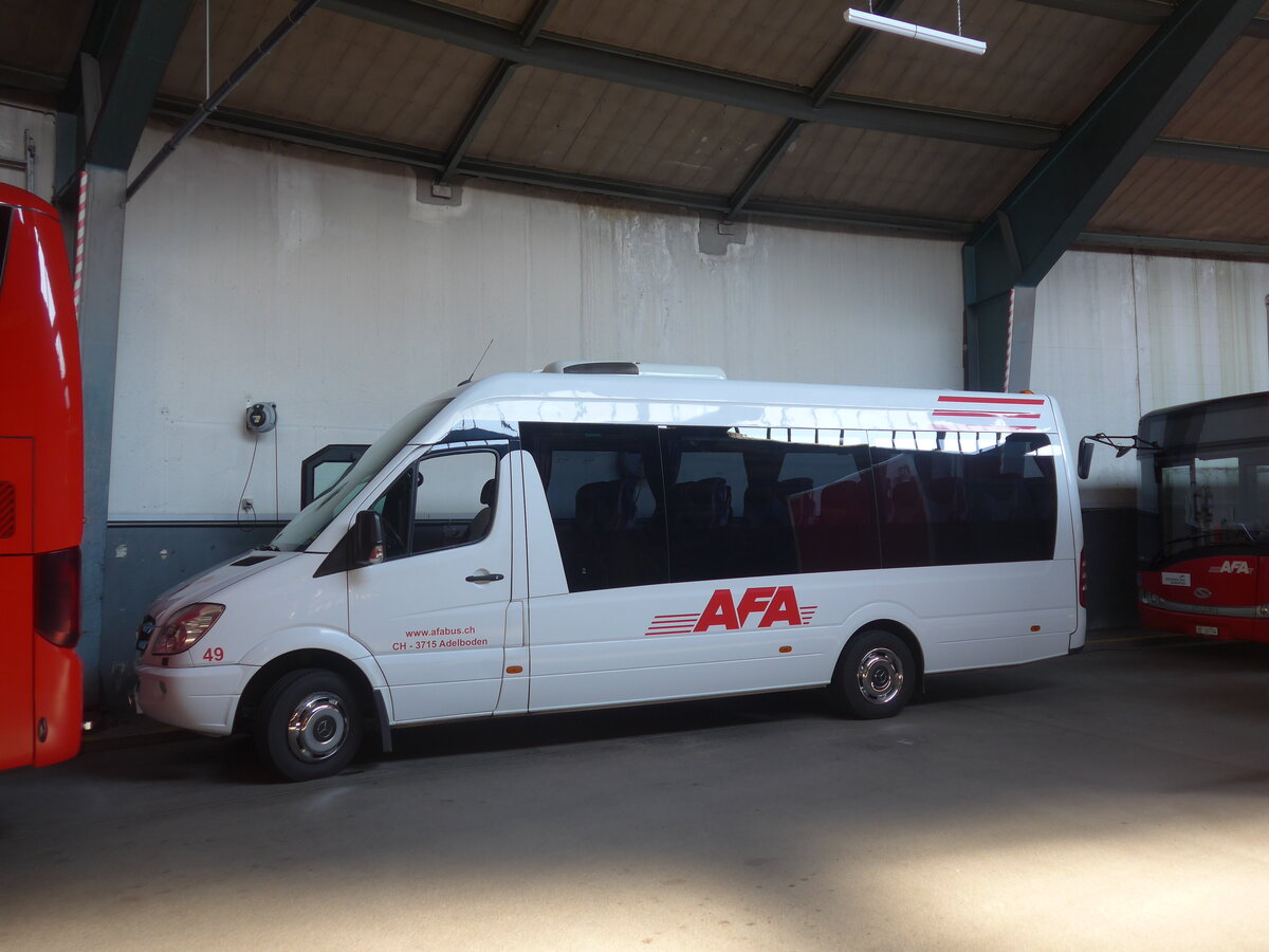 (225'908) - AFA Adelboden - Nr. 49/BE 759'568 - Mercedes (ex Bergmann, Adelboden) am 16. Juni 2021 in Adelboden, Busstation