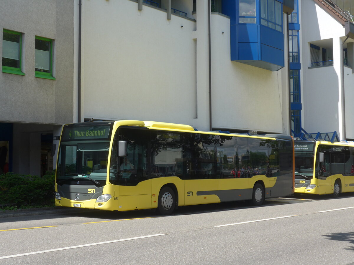 (225'992) - STI Thun - Nr. 181/BE 752'181 - Mercedes am 23. Juni 2021 in Thun, Postbrcke