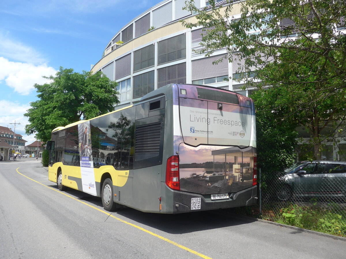 (226'003) - STI Thun - Nr. 175/BE 752'175 - Mercedes am 23. Juni 2021 bei der Schifflndte Thun