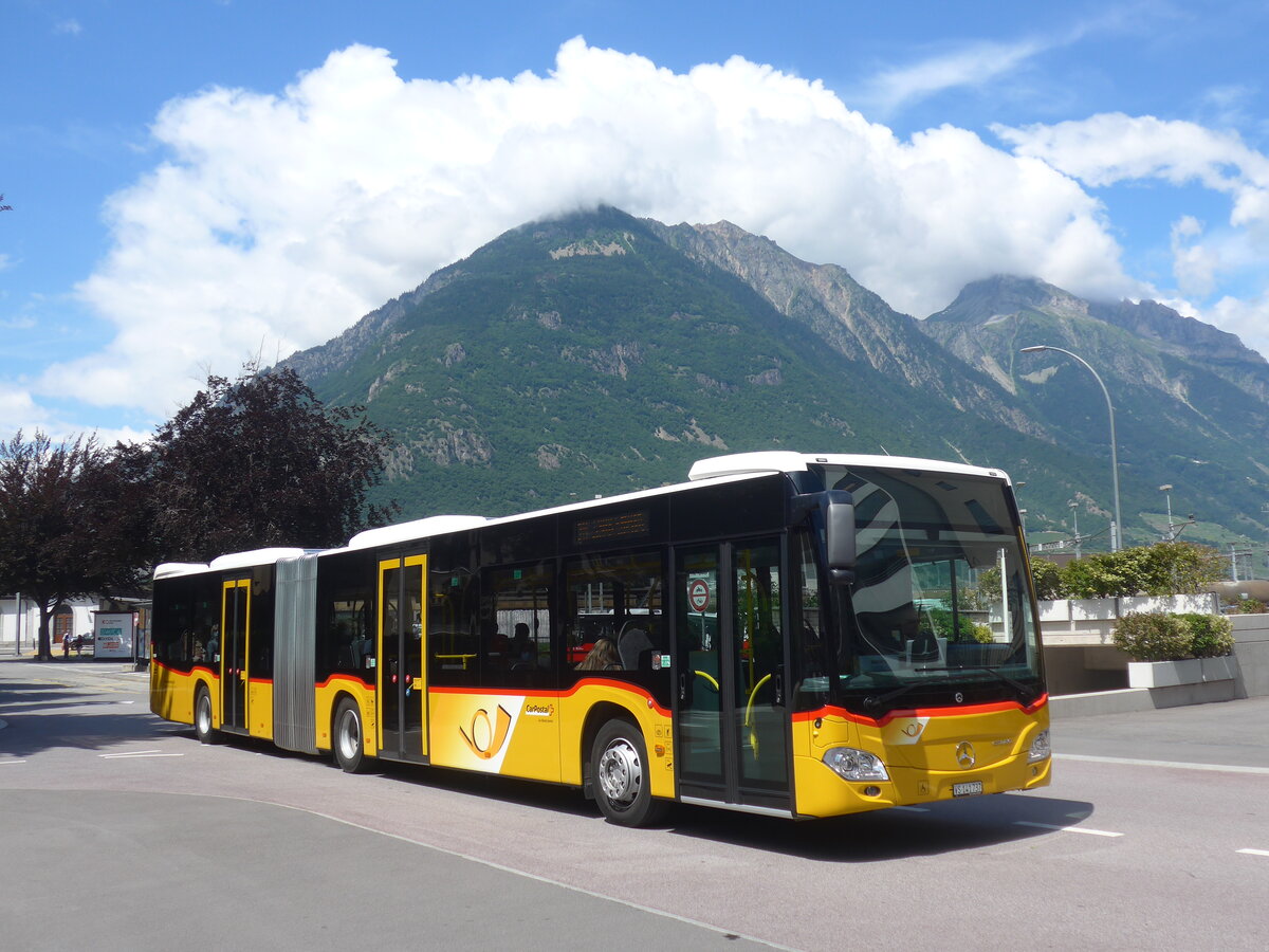 (226'532) - Buchard, Leytron - VS 141'737 - Mercedes am 17. Juli 2021 beim Bahnhof Martigny