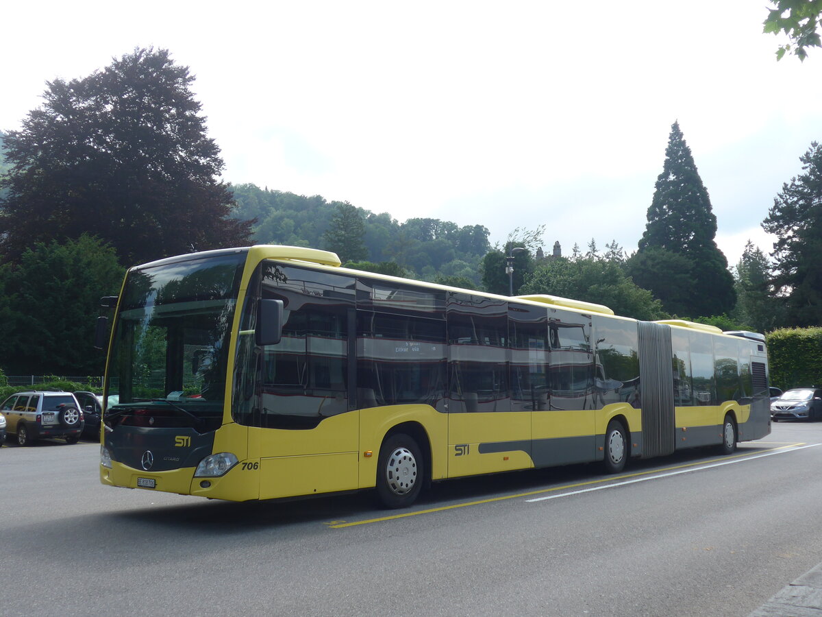 (226'571) - STI Thun - Nr. 706/BE 818'706 - Mercedes am 18. Juli 2021 bei der Schifflndte Thun