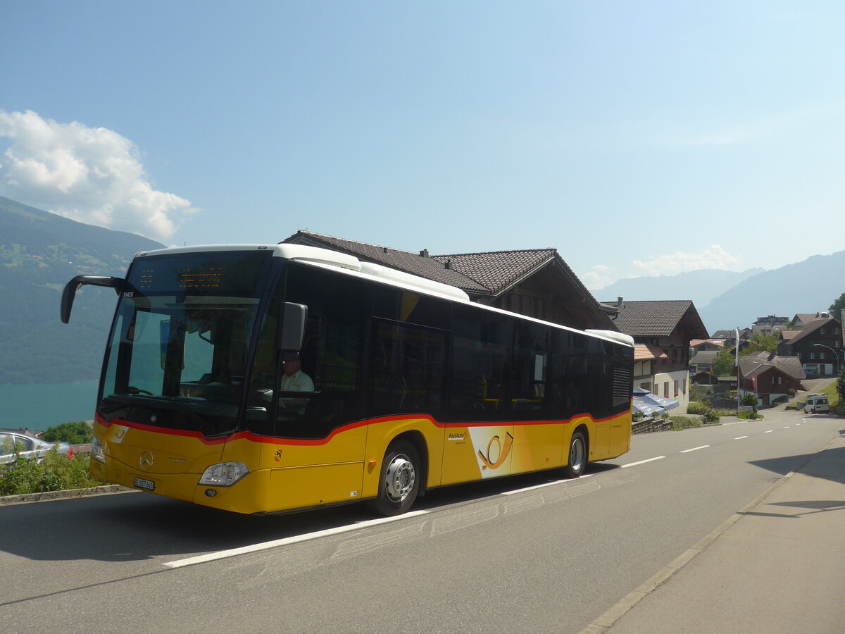 (226'643) - PostAuto Bern - BE 827'645 - Mercedes am 21. Juli 2021 in Krattigen, Post