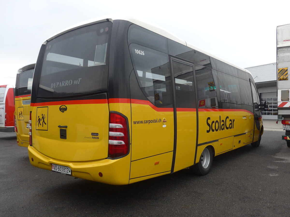 (226'960) - CarPostal Ouest - VD 603'812 - Iveco/Dypety am 1. August 2021 in Kerzers, Interbus