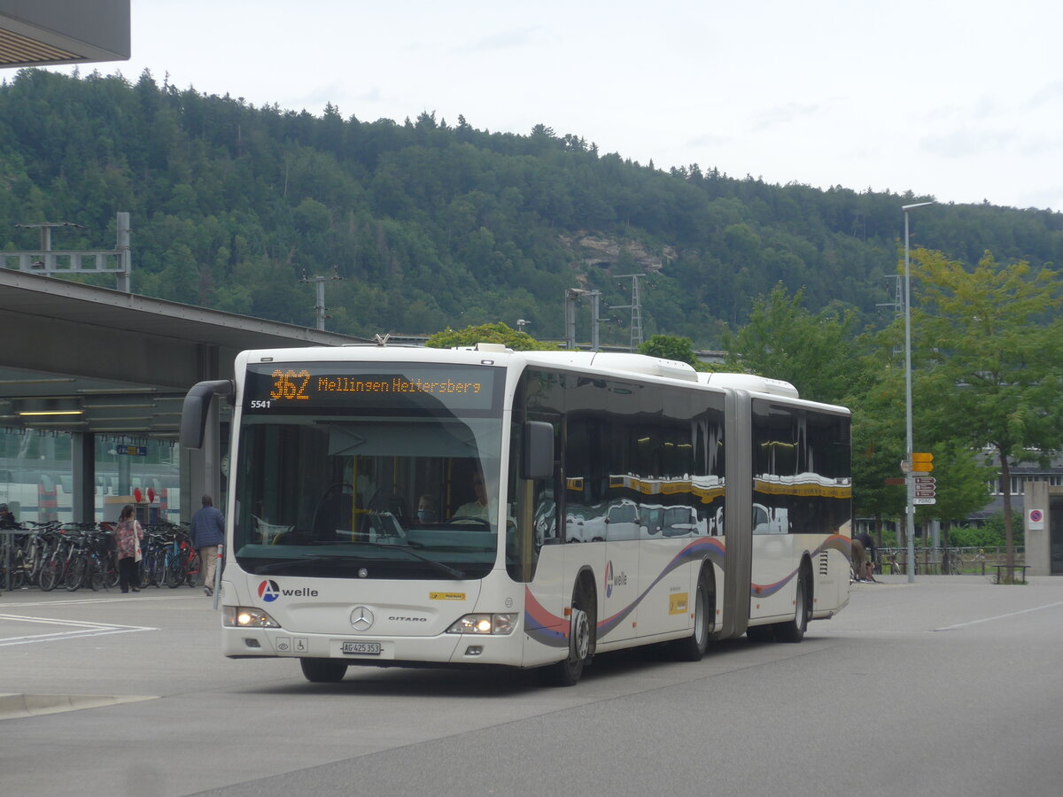 (227'204) - Twerenbold, Baden - Nr. 23/AG 425'353 - Mercedes am 9. August 2021 beim Bahnhof Brugg