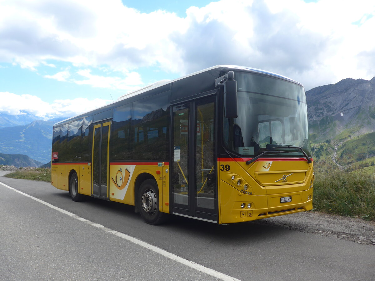 (227'658) - PostAuto Wallis - Nr. 39/VS 471'468 - Volvo am 29. August 2021 in Savise, Htel Sanetsch