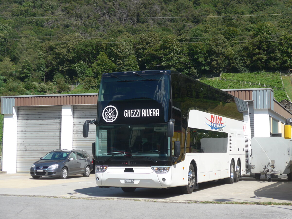 (227'701) - Ghezzi, Rivera - SG 467'067 - Van Hool (ex Duss, Neuhaus) am 30. August 2021 in Rivera, Garage