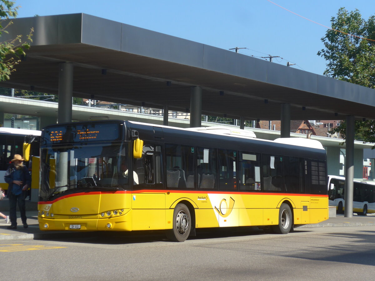 (227'748) - Rattin, Neuhausen - Nr. 297(13)/SH 413 - Solaris am 4. September 2021 beim Bahnhof Schaffhausen