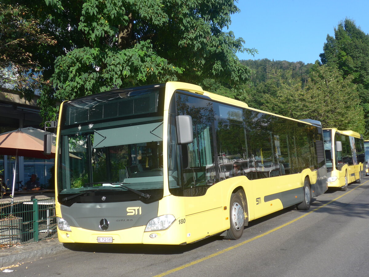 (227'902) - STI Thun - Nr. 180/BE 752'180 - Mercedes am 5. September 2021 bei der Schifflndte Thun