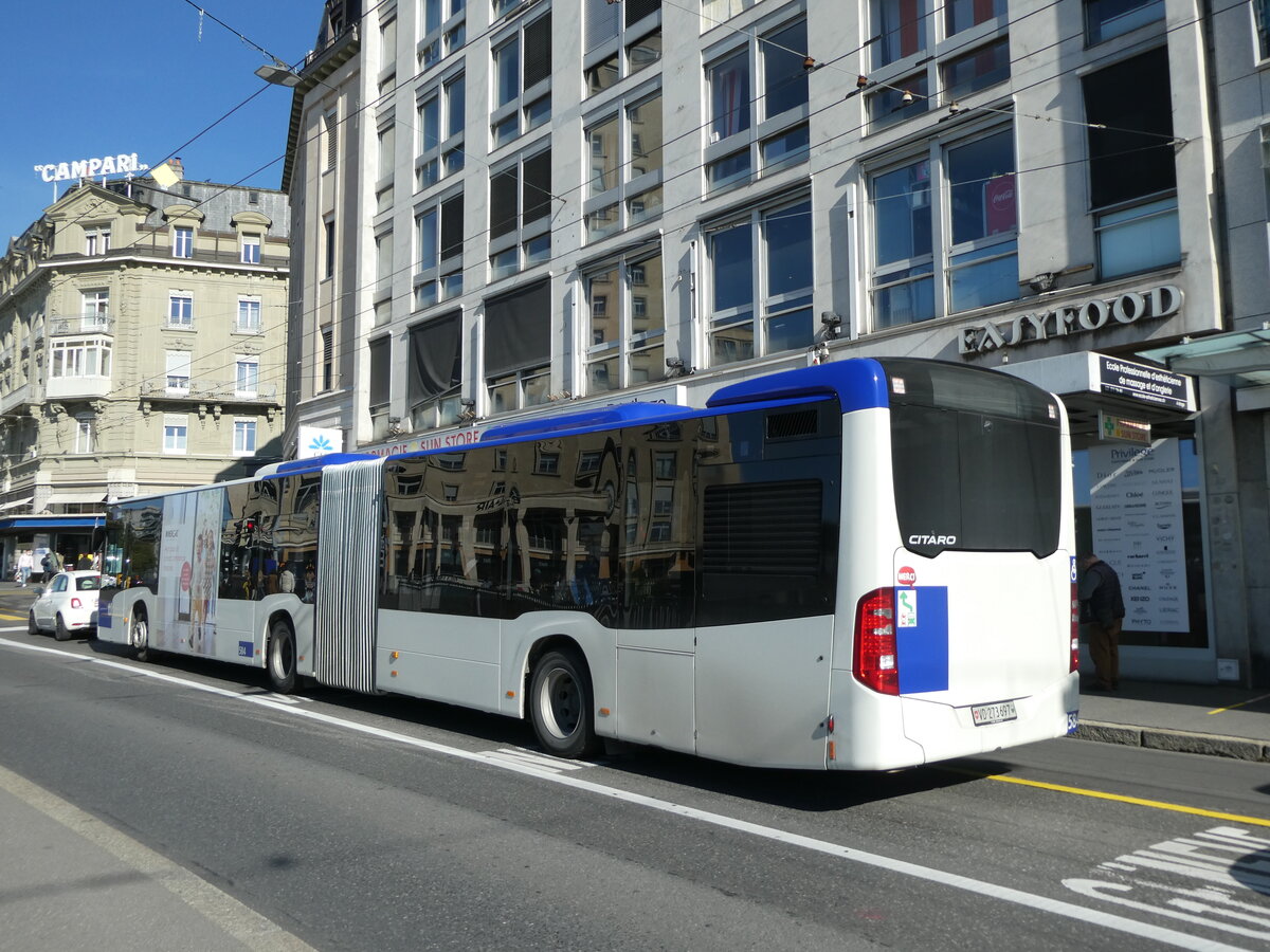 (228'819) - TL Lausanne - Nr. 584/VD 273'697 - Mercedes am 11. Oktober 2021 in Lausanne, Bel-Air