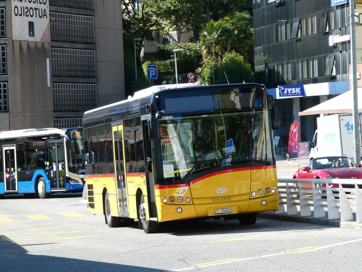 (229'171) - Starnini, Tenero - TI 25'600 - Solaris am 14. Oktober 2021 beim Bahnhof Locarno