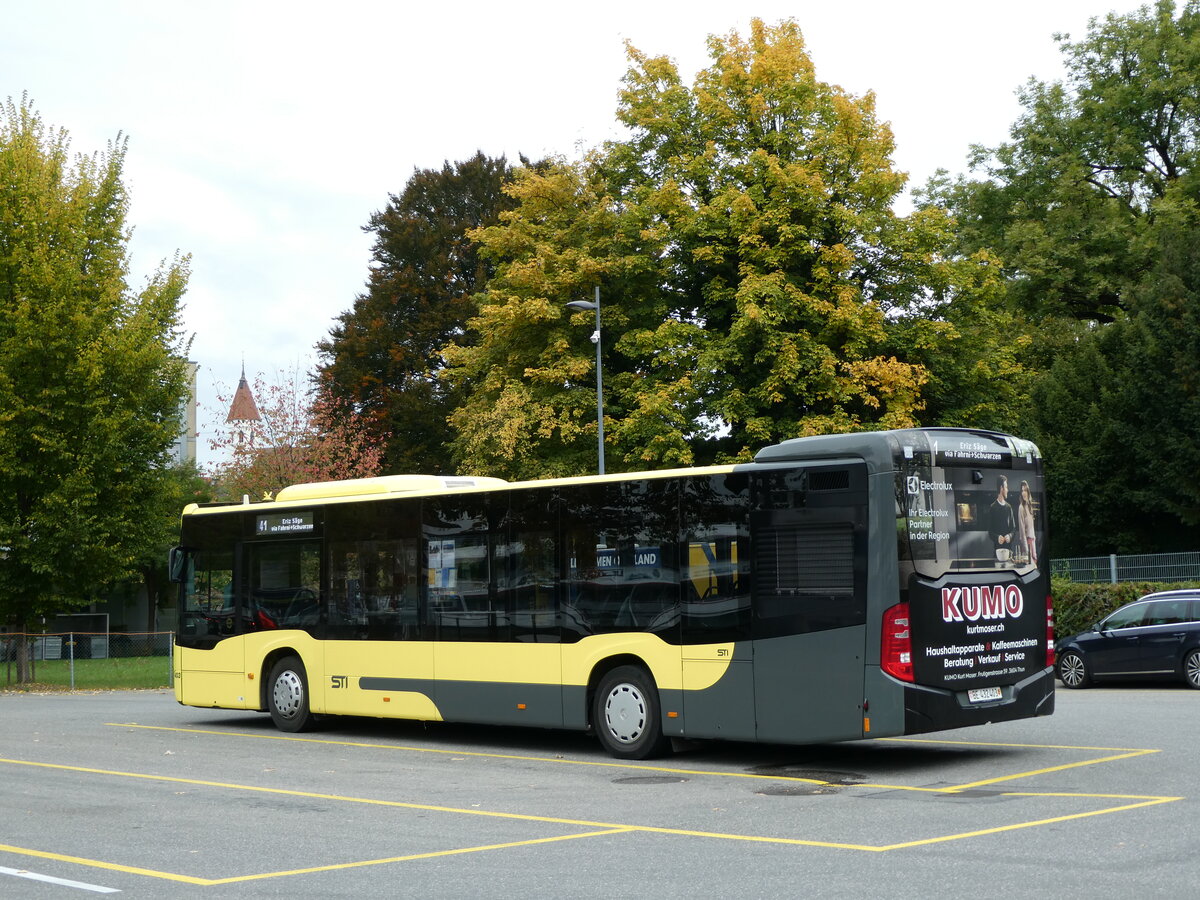 (229'441) - STI Thun - Nr. 403/BE 432'403 - Mercedes am 19. Oktober 2021 bei der Schifflndte Thun