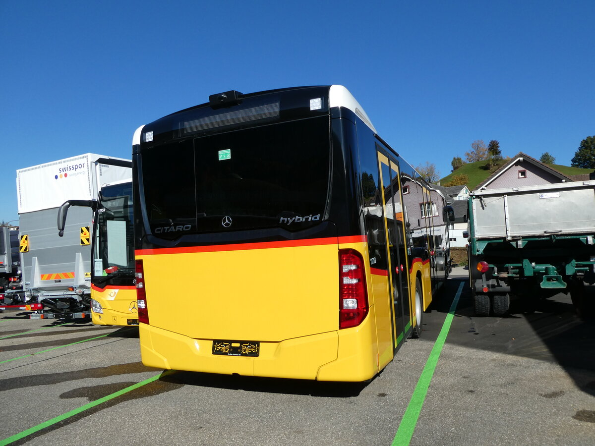 (229'745) - PostAuto Nordschweiz - PID 11'713 - Mercedes am 23. Oktober 2021 in Nesslau, Altherr