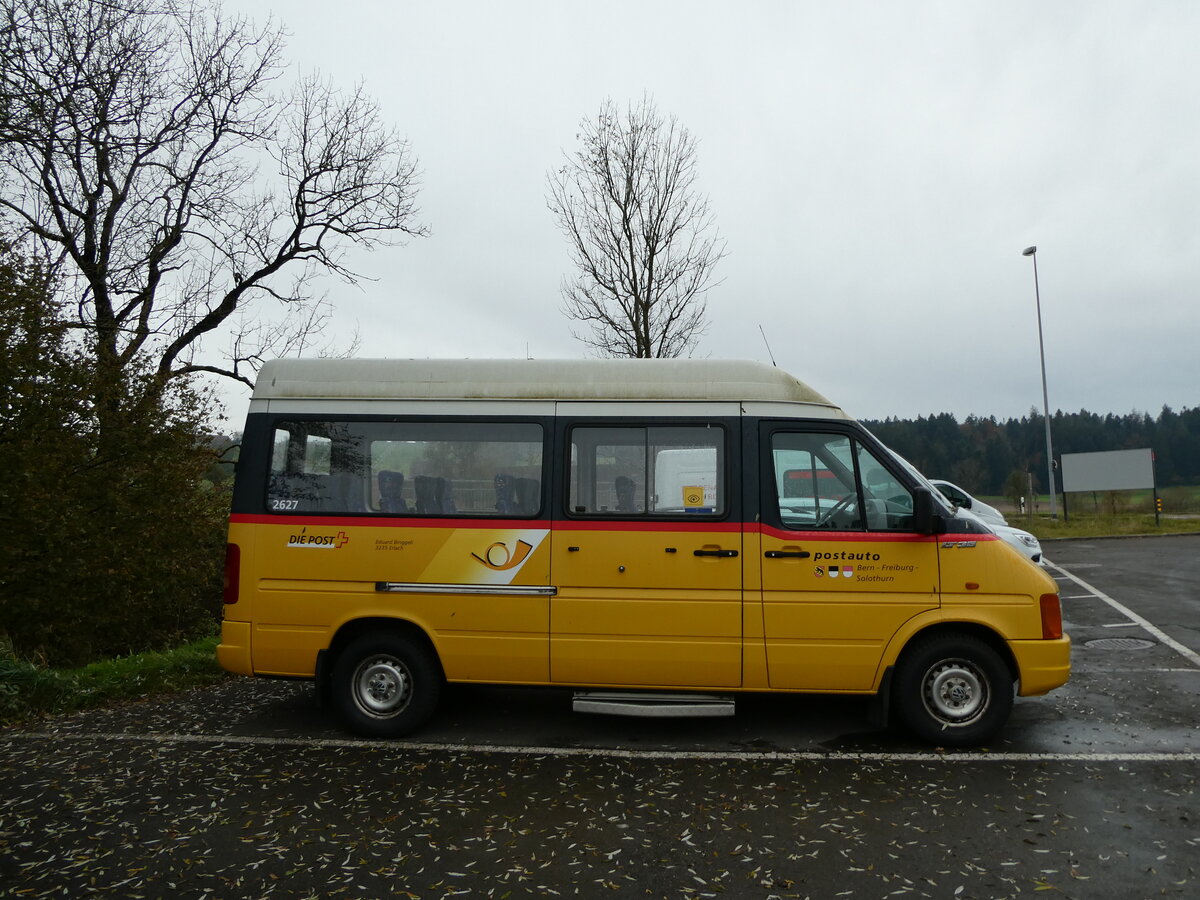 (229'926) - Funi-Car, Biel - (BE 170) - VW (ex Eurobus, Bern; ex Binggeli, Erlach; ex Corpataux, Schwarzenburg; ex P 21'057) am 30. Oktober 2021 in Ruswil, Garage ARAG