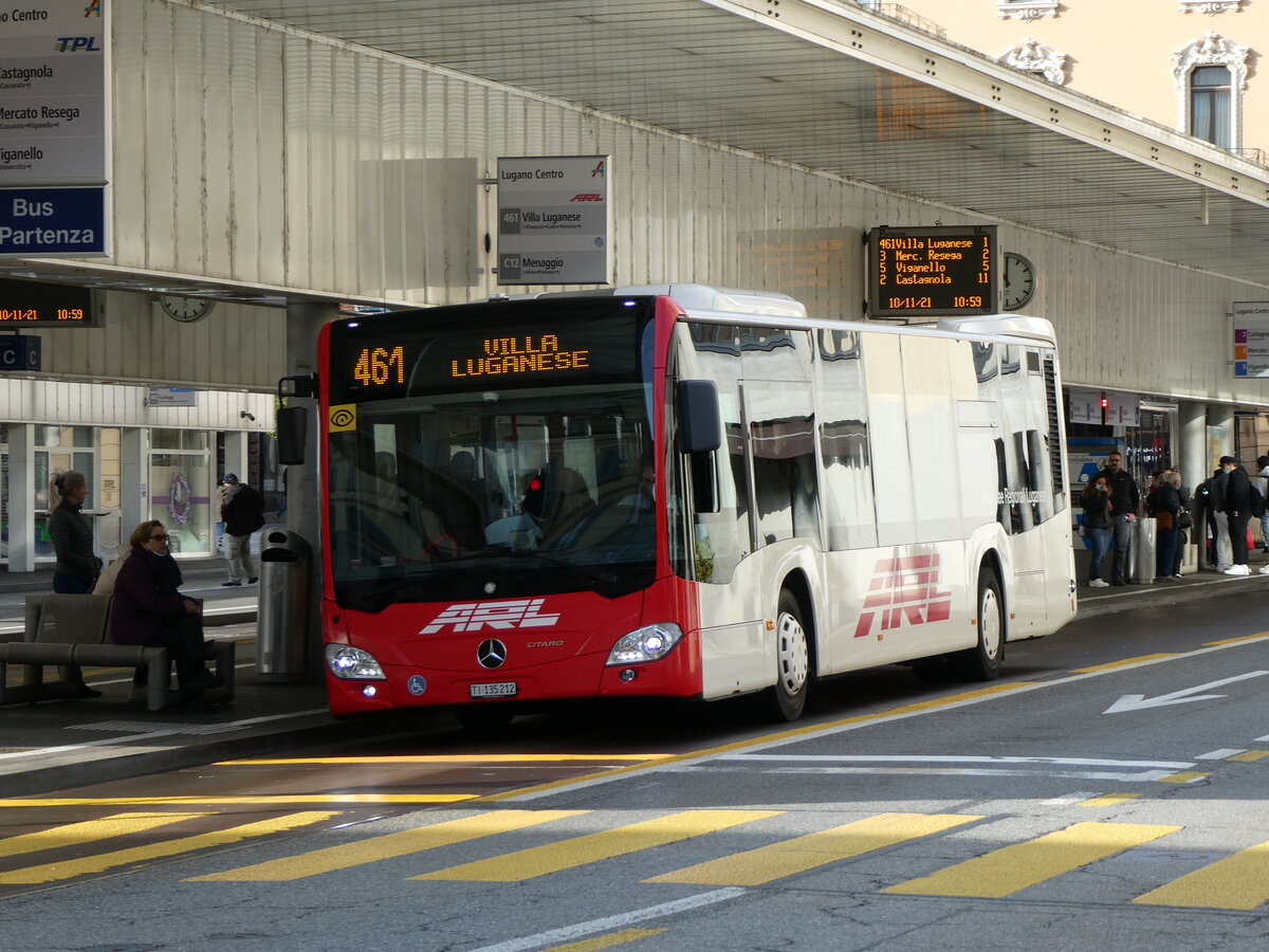 (230'328) - ARL Viganelle - Nr. 12/TI 135'212 - Mercedes am 10. November 2021 in Lugano, Centro