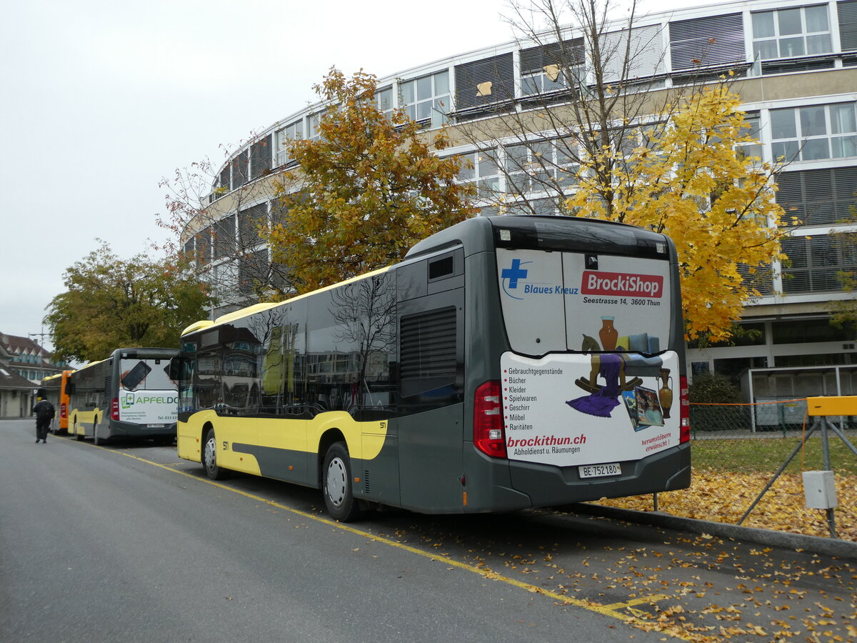 (230'774) - STI Thun - Nr. 180/BE 752'180 - Mercedes am 15. November 2021 bei der Schifflndte Thun