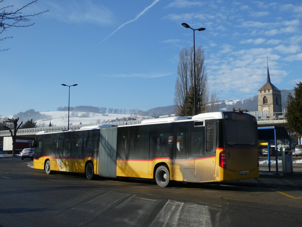 (231'254) - CarPostal Ouest - VD 578'160 - Mercedes am 14. Dezember 2021 beim Bahnhof Moudon