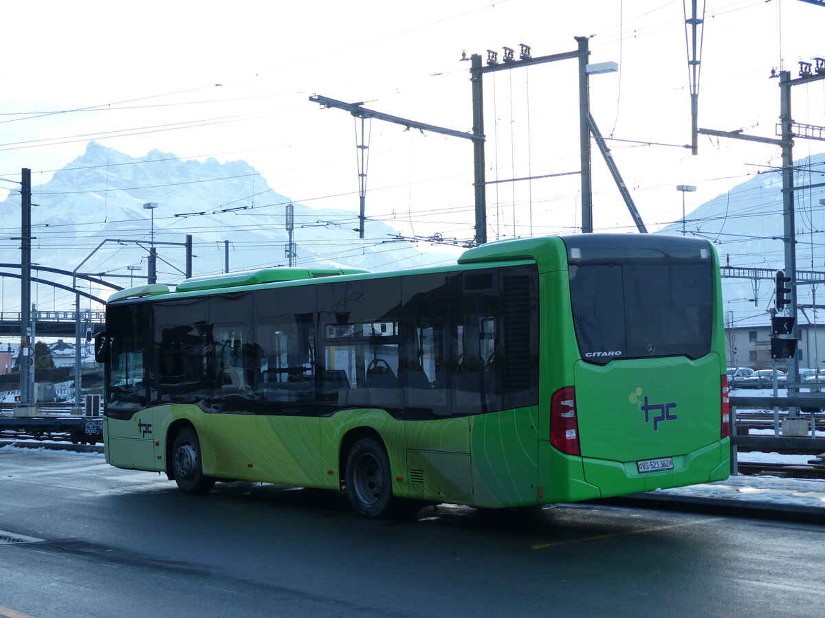 (231'271) - TPC Aigle - Nr. 659/VS 521'362 - Mercedes (ex Wegis, D-Bermatingen) am 14. Dezember 2021 beim Bahnhof Aigle