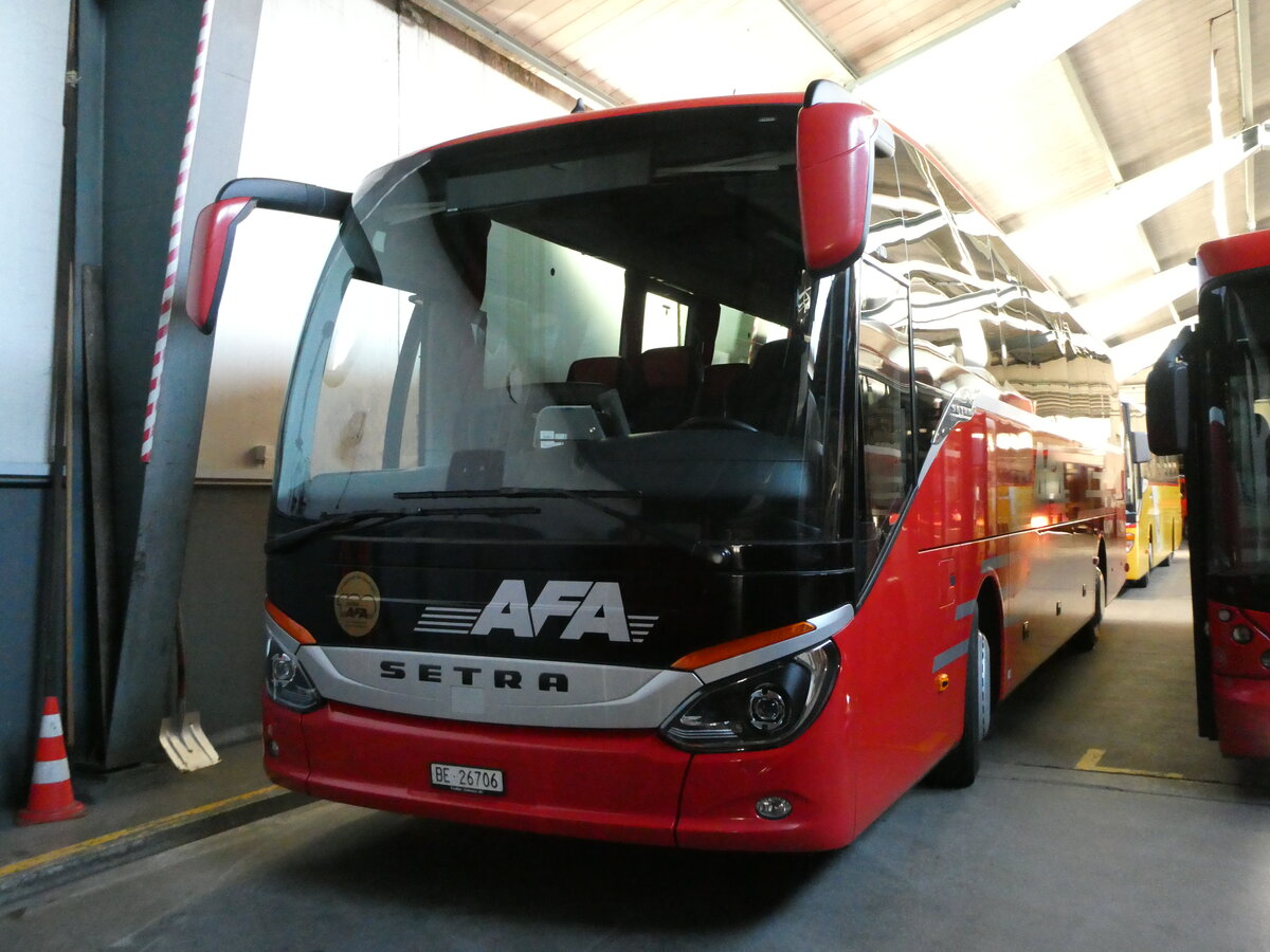 (231'381) - AFA Adelboden - Nr. 25/BE 26'706 - Setra am 16. Dezember 2021 in Adelboden, Busstation