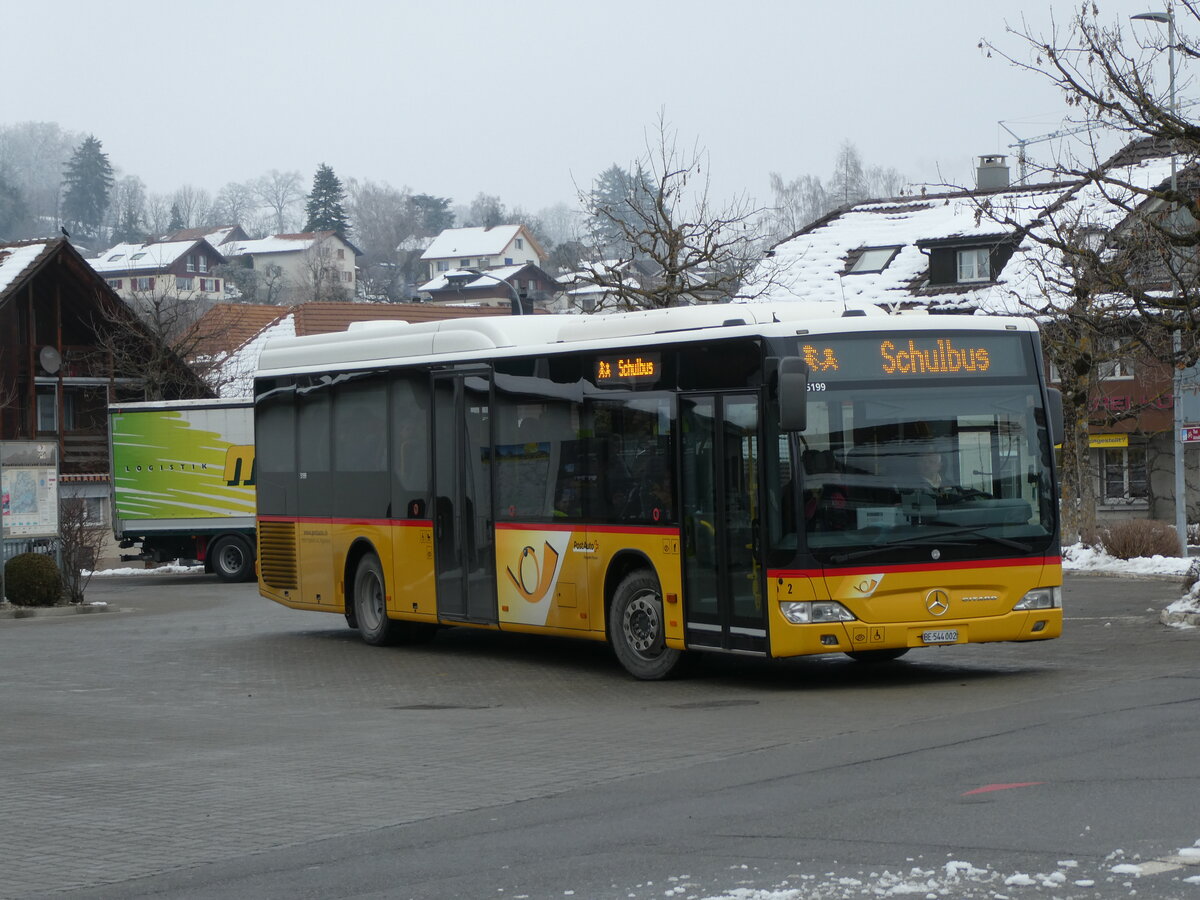 (231'416) - Engeloch, Riggisberg - Nr. 2/BE 544'002 - Mercedes am 17. Dezember 2021 in Riggisberg, Post