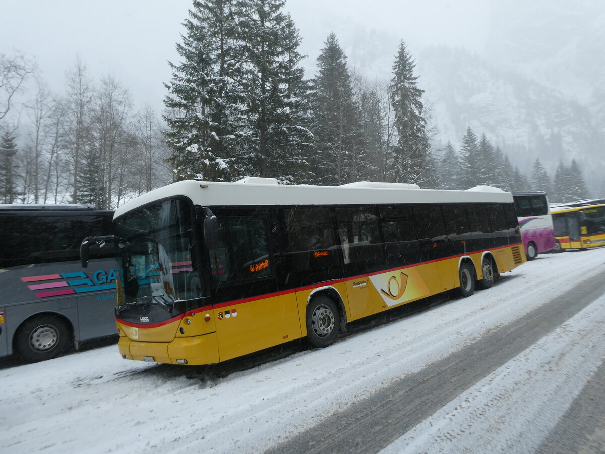 (231'878) - Engeloch, Riggisberg - Nr. 18/BE 704'610 - Scania/Hess am 9. Januar 2022 in Adelboden, Unter dem Birg