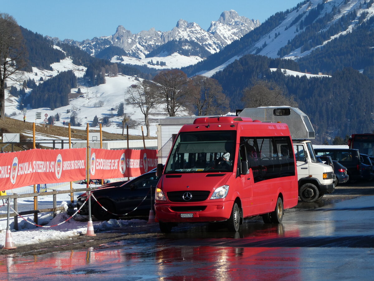 (232'280) - Leysin-Excursions, Leysin - VD 625'785 - Mercedes (ex VZO Grningen Nr. 251) am 22. Januar 2022 in Leysin, Centre sportif