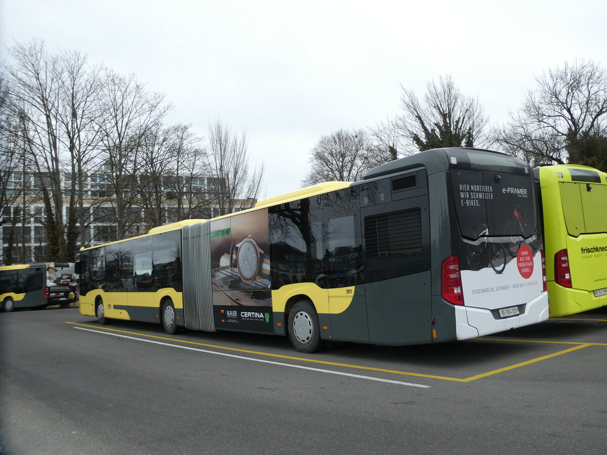 (232'493) - STI Thun - Nr. 183/BE 804'183 - Mercedes am 30. Januar 2022 bei der Schifflndte Thun