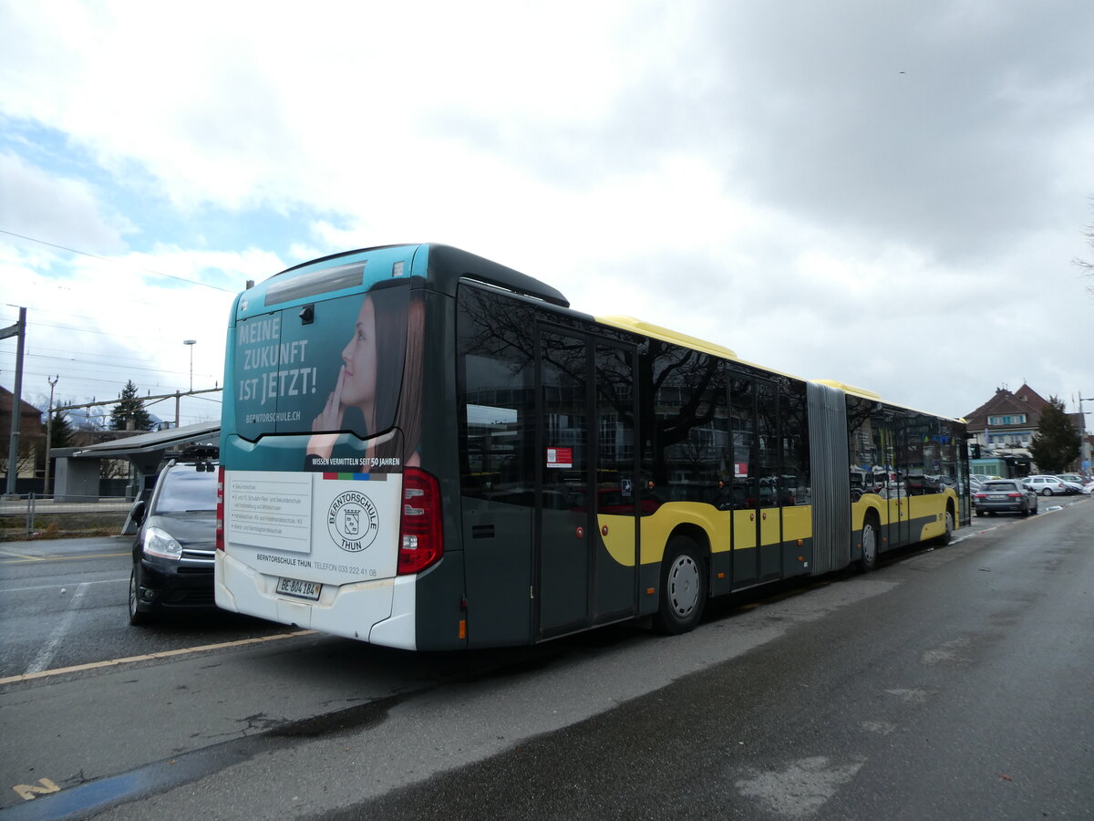 (233'058) - STI Thun - Nr. 184/BE 804'184 - Mercedes am 21. Februar 2022 in Thun, CarTerminal