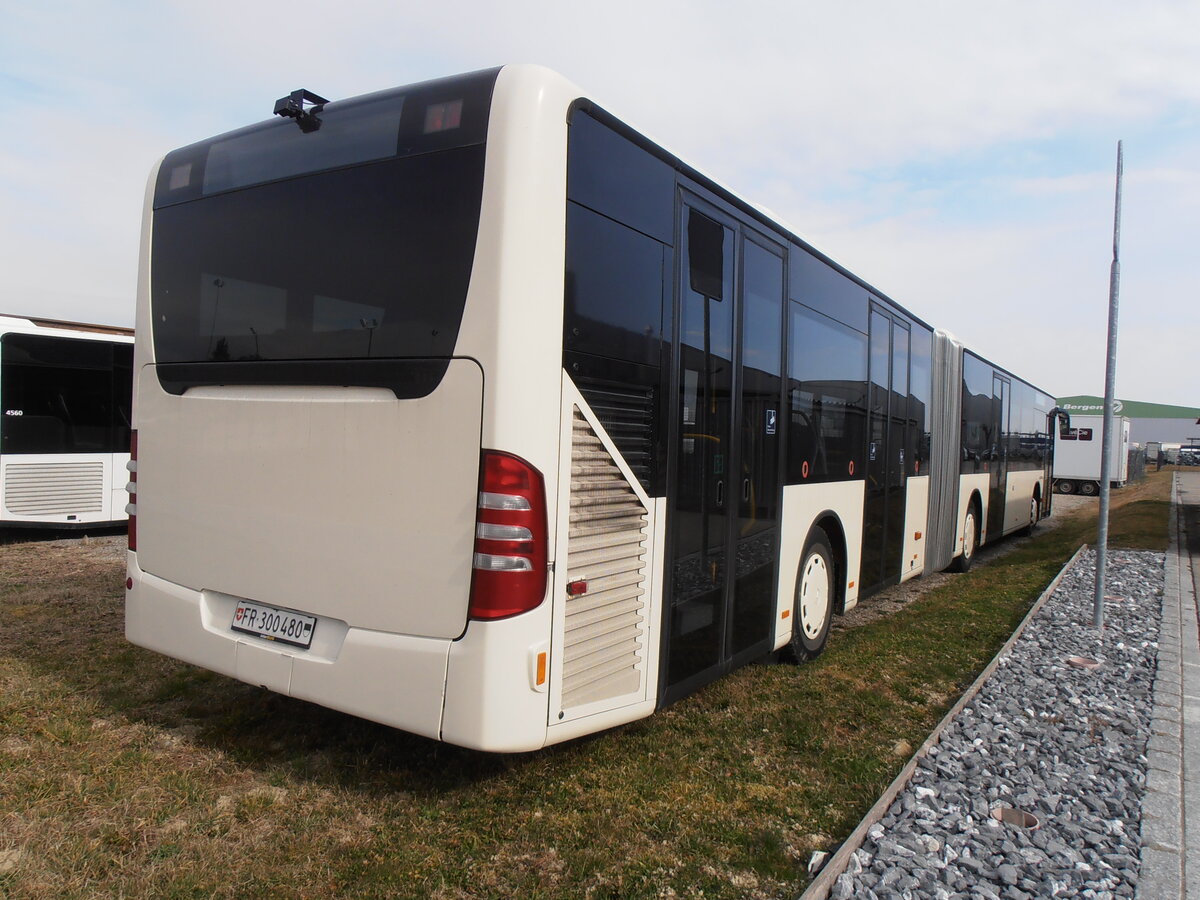 (233'898) - Intertours, Domdidier - Nr. 480/FR 300'480 - Mercedes (ex Nr. 210; ex STI Thun Nr. 134) am 13. Mrz 2022 in Domdidier, Garage