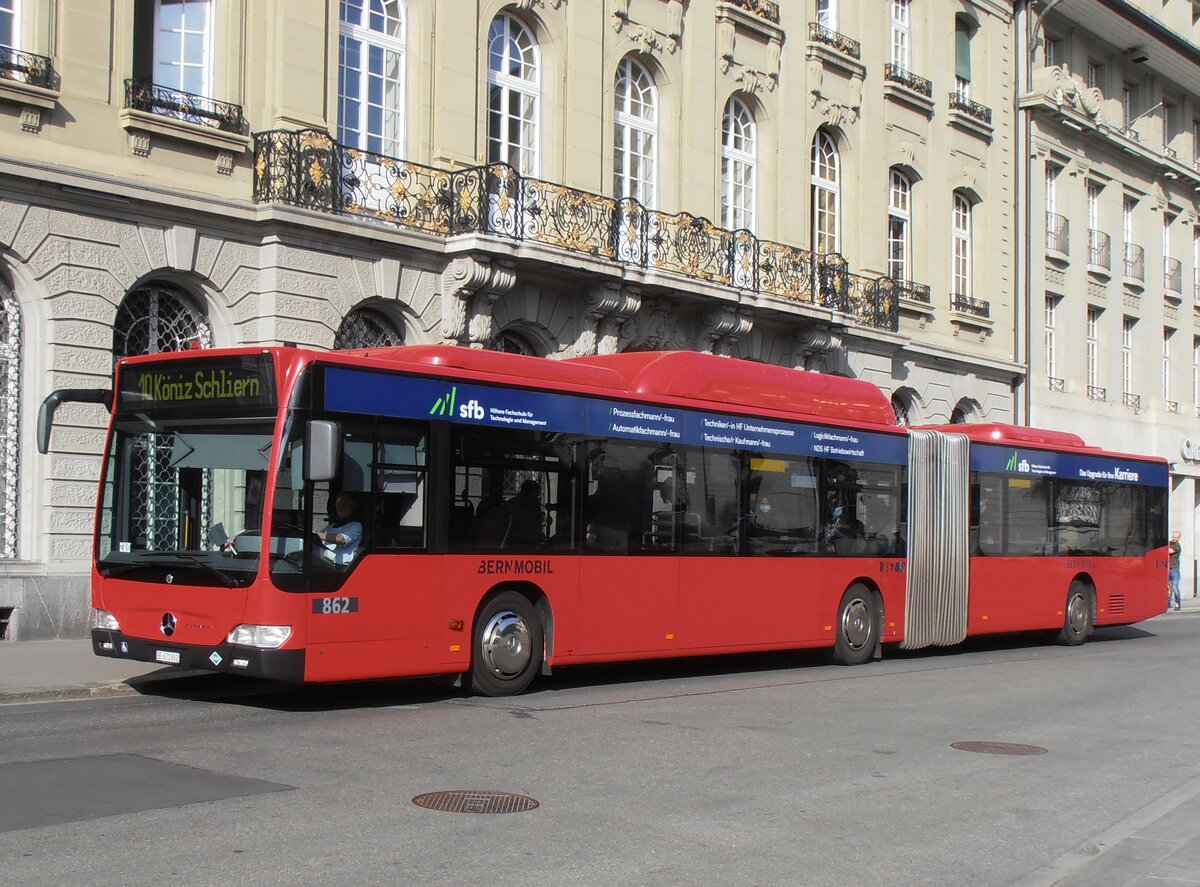 (234'149) - Bernmobil, Bern - Nr. 862/BE 671'862 - Mercedes am 28. Mrz 2022 in Bern, Bundesplatz