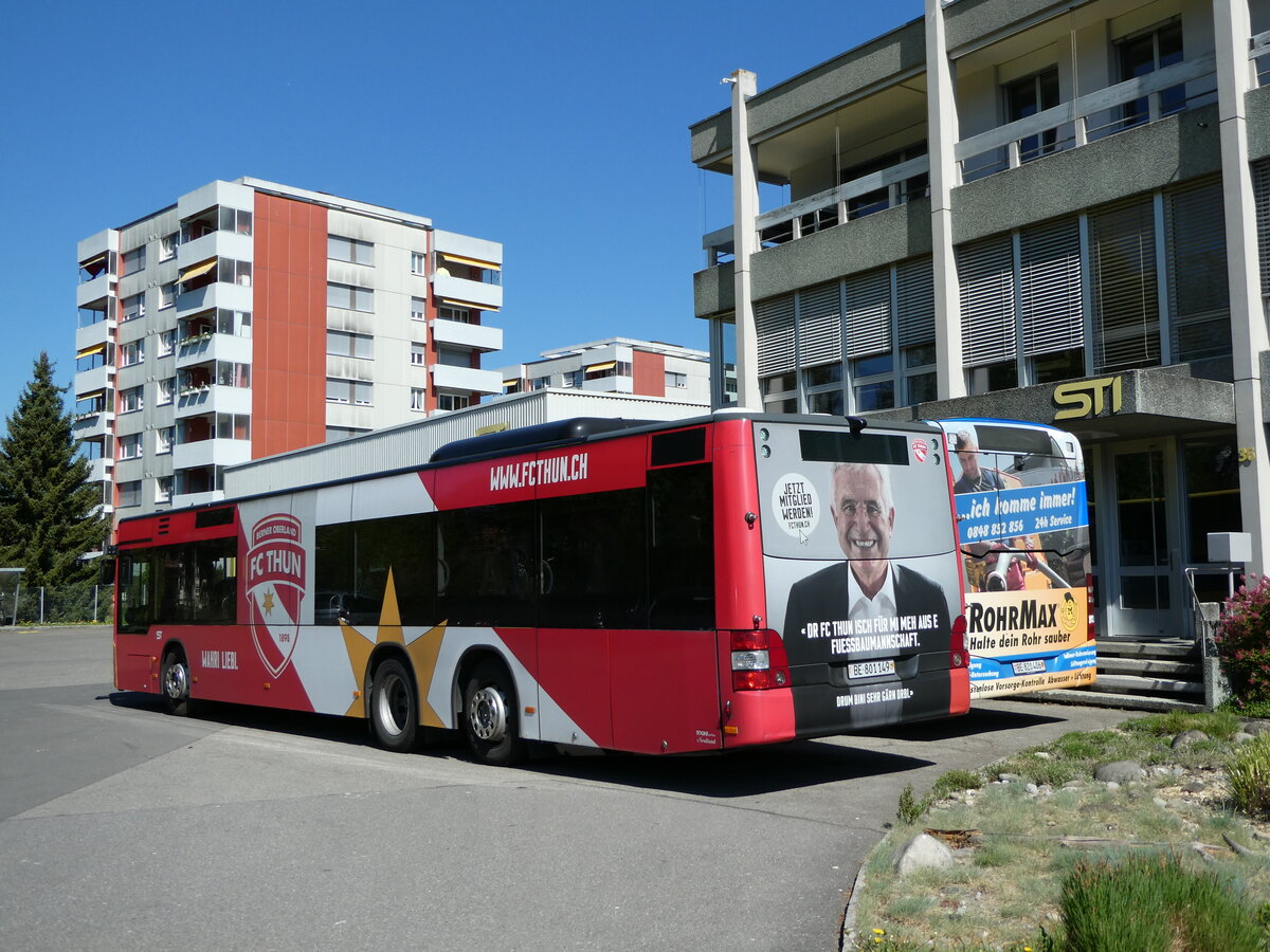 (234'660) - STI Thun - Nr. 149/BE 801'149 - MAN am 17. April 2022 in Thun, Garage