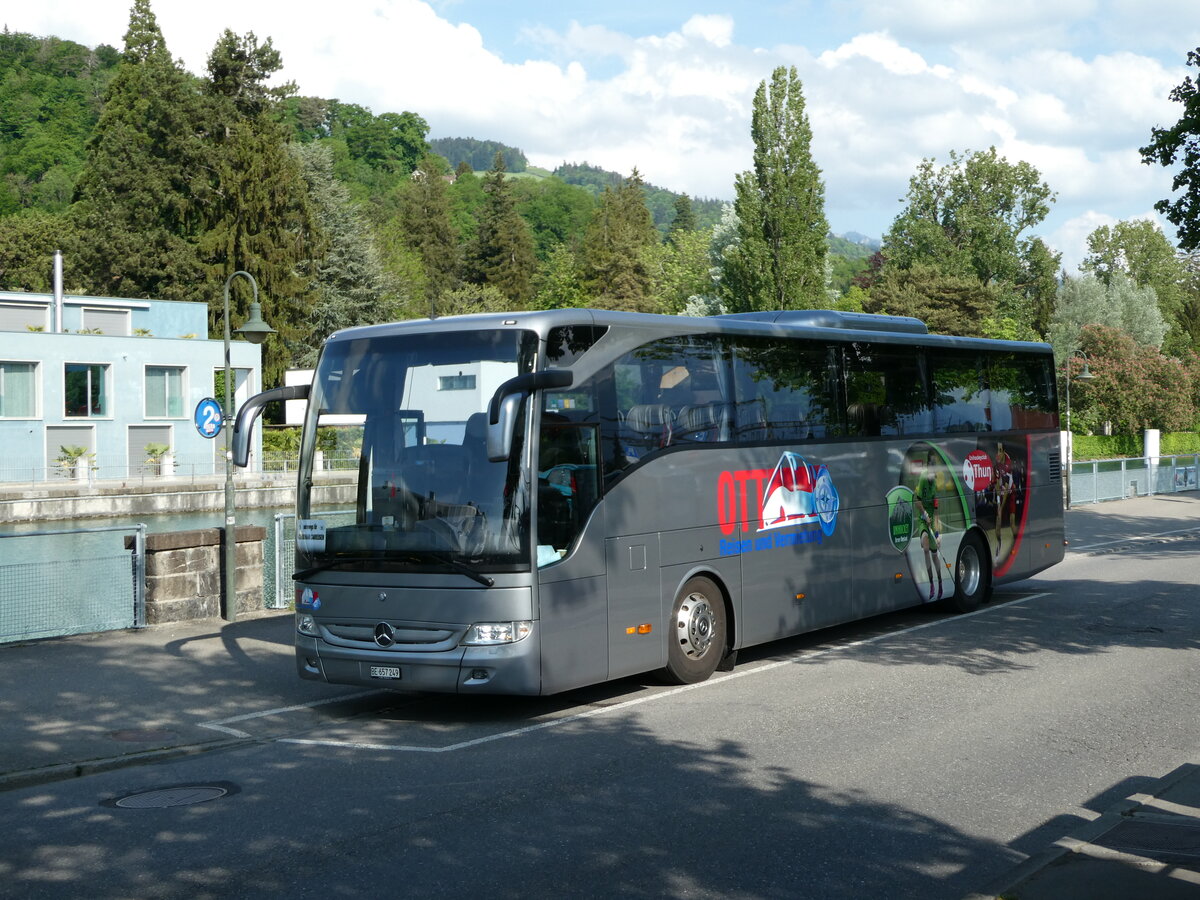 (235'567) - Ott, Steffisburg - BE 657'249 - Mercedes am 14. Mai 2022 bei der Schifflndte Thun