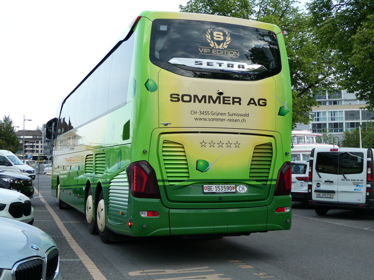 (235'748) - Sommer, Grnen - BE 153'590 - Setra am 19. Mai 2022 in Thun, CarTerminal