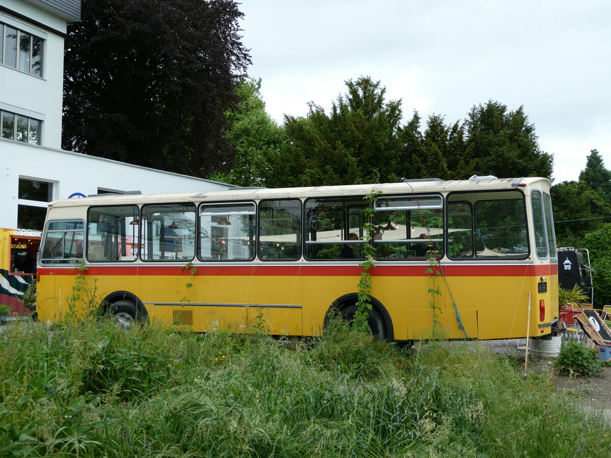 (235'848) - Oldtimer Club Saurer, Arbon - Saurer/Tscher-R&J (ex Heim, Flums; ex P 25'208; ex P 24'662) am 21. Mai 2022 in Arbon, Saurermuseum