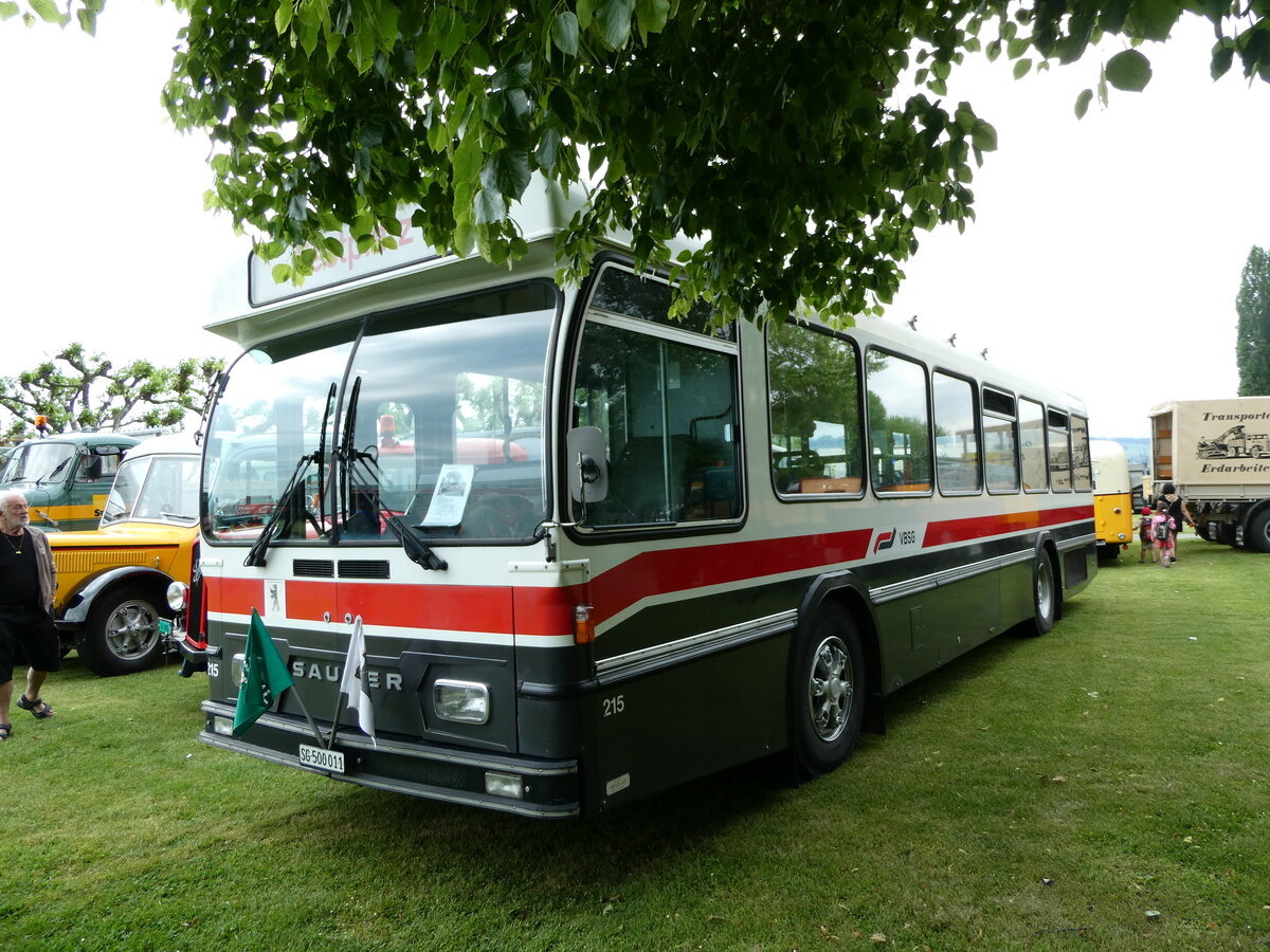 (235'957) - Diem, Wittenbach - Nr. 215/SG 500'011 - Saurer/Hess (ex VBSG St. Gallen Nr. 215) am 21. Mai 2022 in Arbon, Arbon Classics