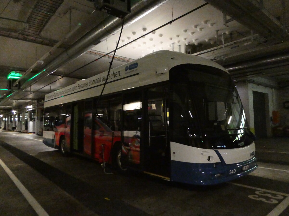 (236'439) - VBZ Zrich - Nr. 340/ZH 956'340 - Hess am 28. Mai 2022 in Zrich, Garage Hardau