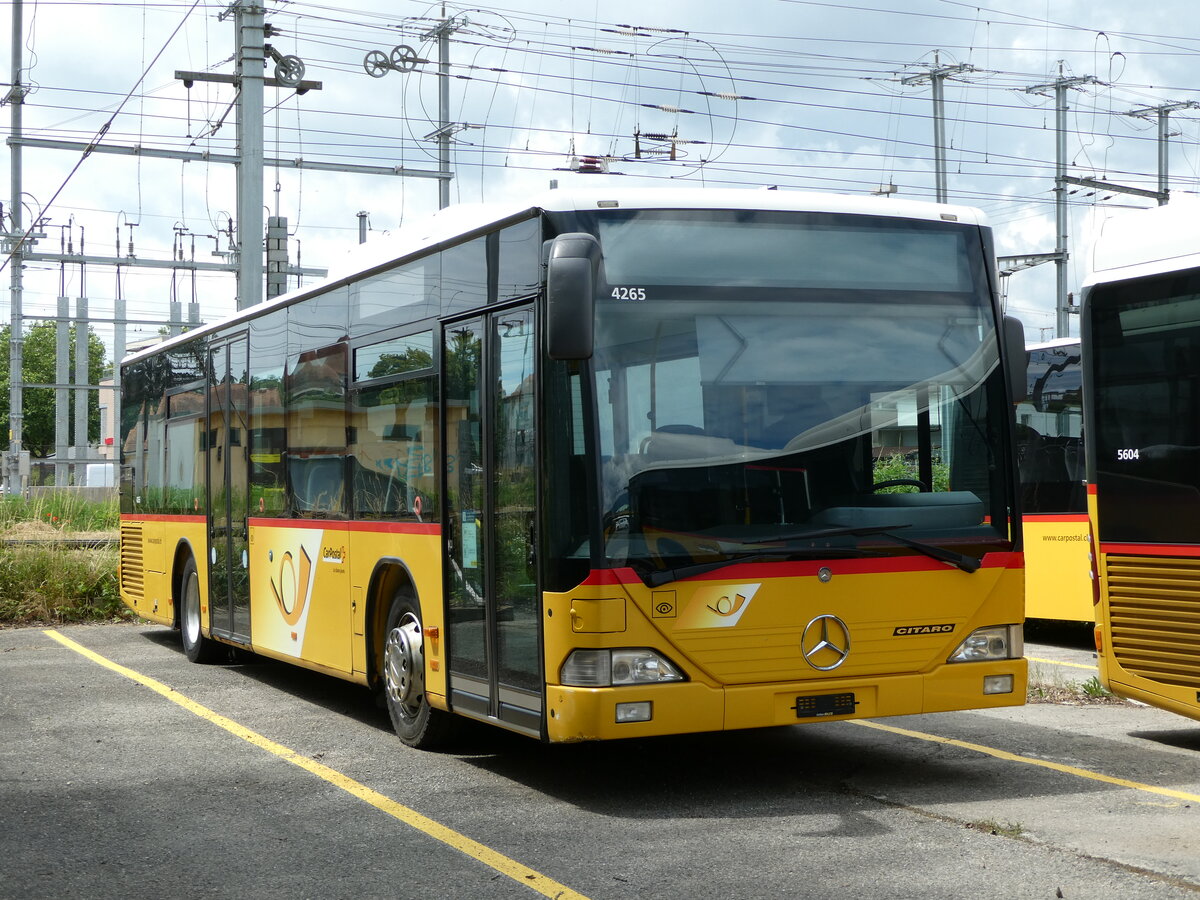 (236'926) - CarPostal Ouest - (VD 570'803) - Mercedes (ex SAPJV, L'Isle Nr. 51) am 6. Juni 2022 in Yverdon, Garage